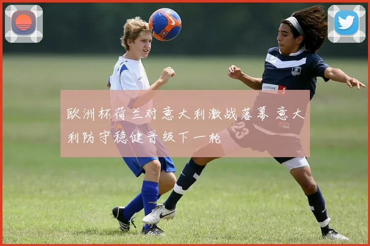 欧洲杯荷兰对意大利激战落幕 意大利防守稳健晋级下一轮